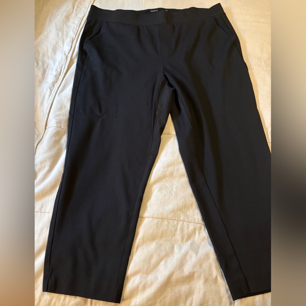 Torrid Ponte Black Ankle Pants